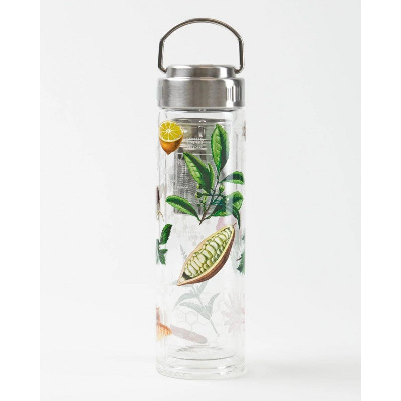 Glass Bottle and Tea Infuser