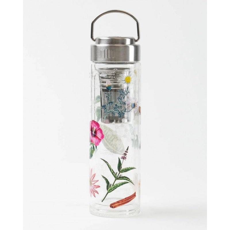 Glass Bottle and Tea Infuser